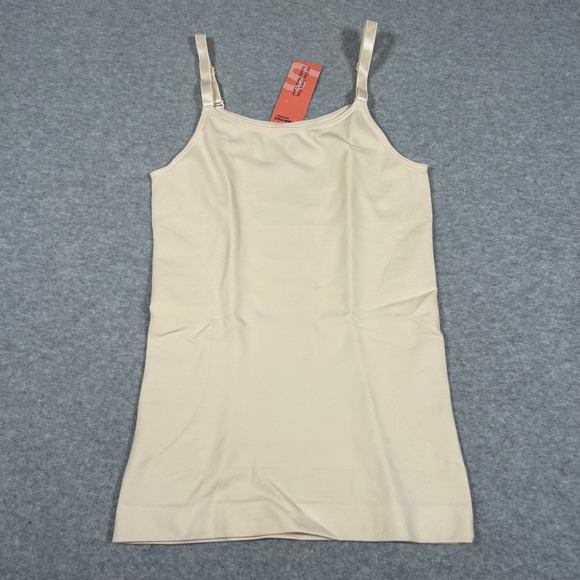 Shapermint Essentials All Day Every Day Scoop Neck Cami Womens Medium‎ Beige - Picture 1 of 5